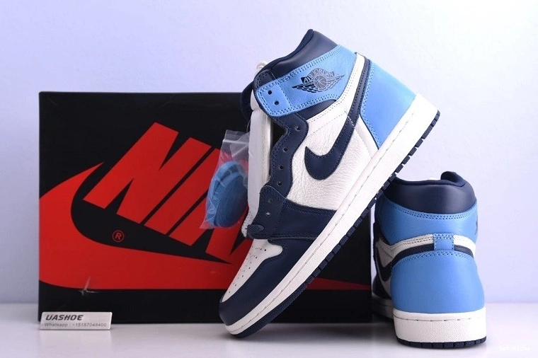  Leather Jordan 1 Retro 555088-140 High UNC 0924
